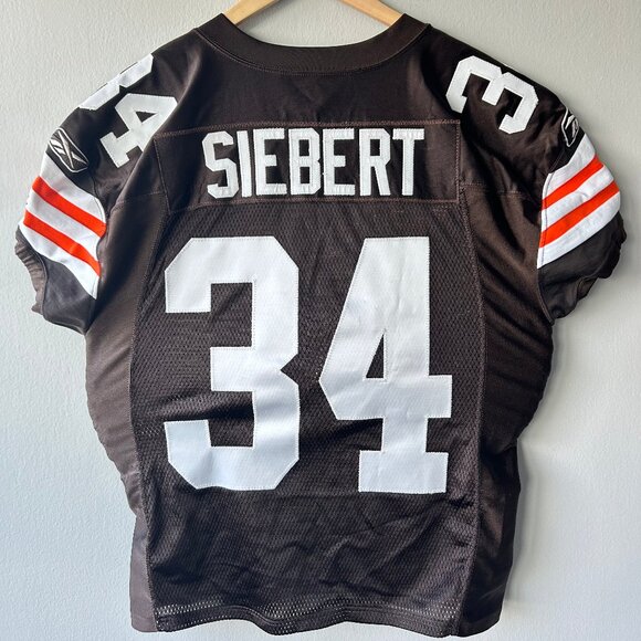 Authentic Reebok Cleveland Browns 2007 Team-Issued NFL Jersey #34 Sz 48 - Picture 2 of 6